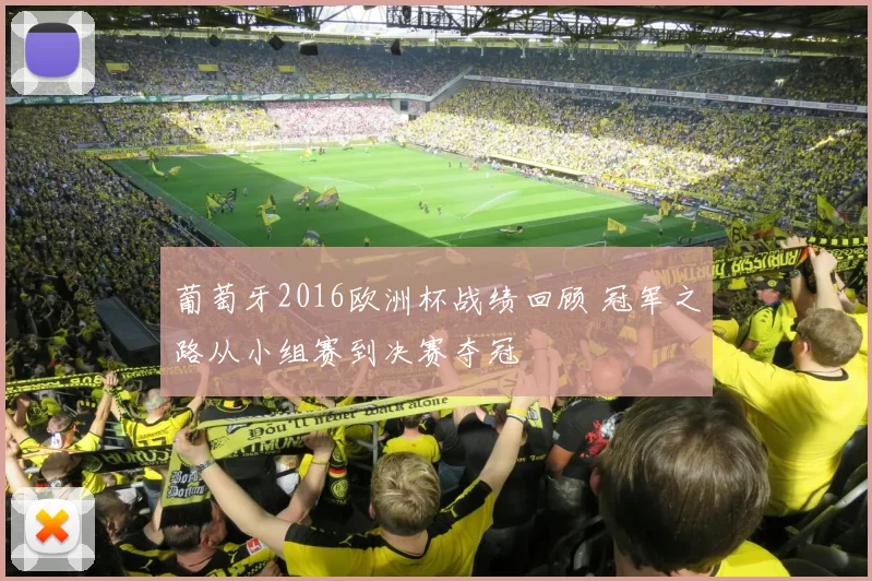 葡萄牙2016欧洲杯战绩回顾 冠军之路从小组赛到决赛夺冠