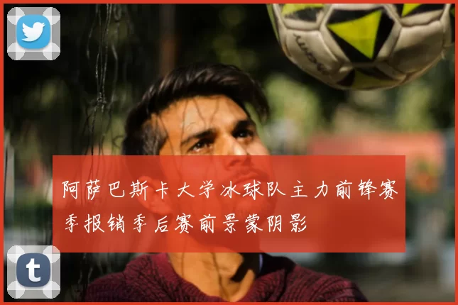 阿萨巴斯卡大学冰球队主力前锋赛季报销季后赛前景蒙阴影